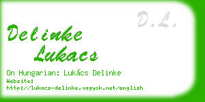 delinke lukacs business card